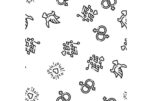 Download Wedding Seamless Pattern Vector - Premium Resources