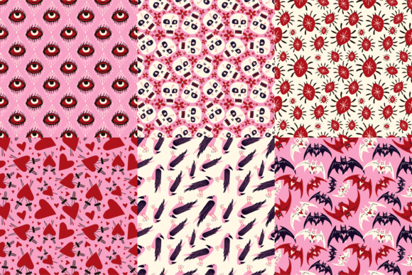 Download Cartoon Halloween Seamless Patterns - Patterns Collection
