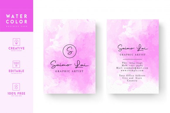 Download Vertical Business Card Graphic Template - Graphic template Collection